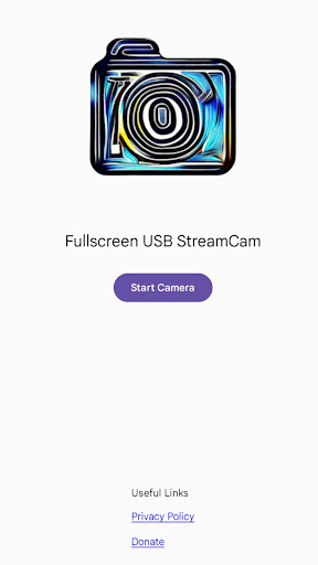 Fullscreen USB StreamCam PC