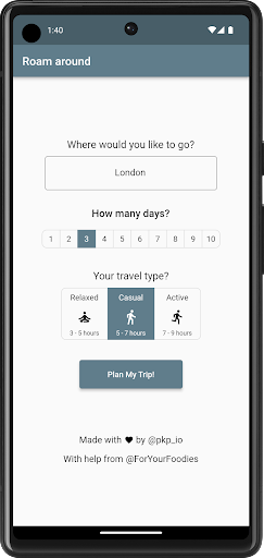 Roam Around - AI Trip planner PC