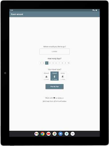 Roam Around - AI Trip planner PC