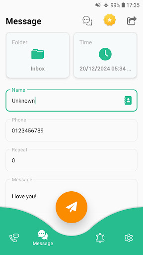 Fake Call and Sms پی سی