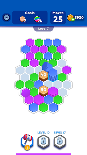 Pile Pop - Hexa Tile Puzzle PC