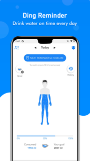 Ding Reminder: It's time to drink water ! الحاسوب