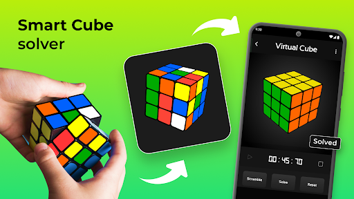 CubeX - Solver, Timer, 3D Cube الحاسوب