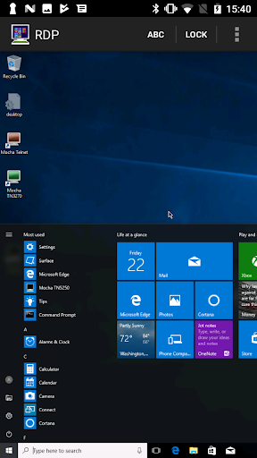 komputer Mocha RDP Lite