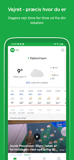 TV 2 Vejr - dagens vejrudsigt para PC