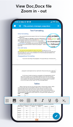 Word Editor: Docx Editor PC