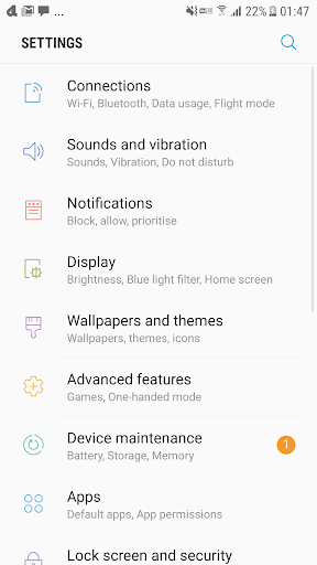 Settings Shortcut