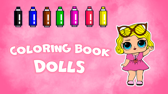 Coloring Book Dolls