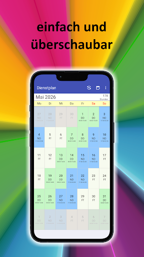 Dienstplan-Schichtplan PC