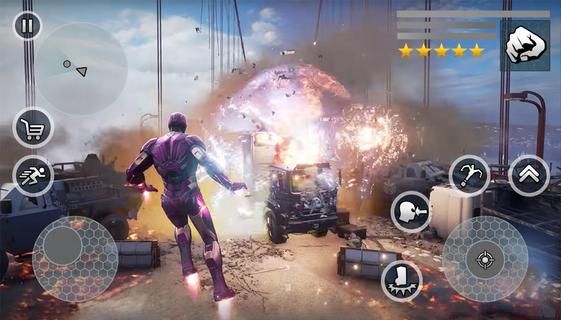 Iron Super Rope Hero - Gangstar Vegas Crime PC