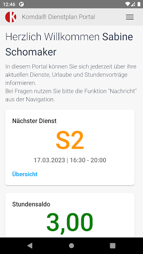 Komda® Dienstplan