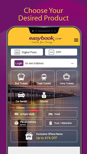 Easybook® Bus Train Ferry Car