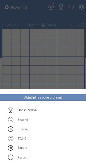 Sudoku - zdarma klasické sudoku
