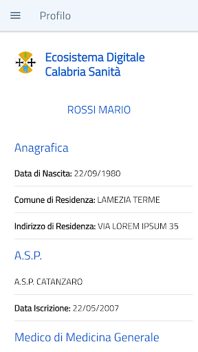 Ecosistema Calabria Sanità PC