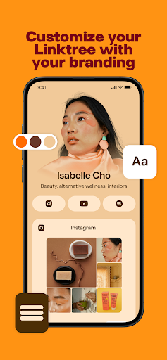 komputer Linktree: Link in bio creator