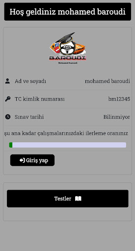 Baroudi Yazılı Ehliyet Testi PC