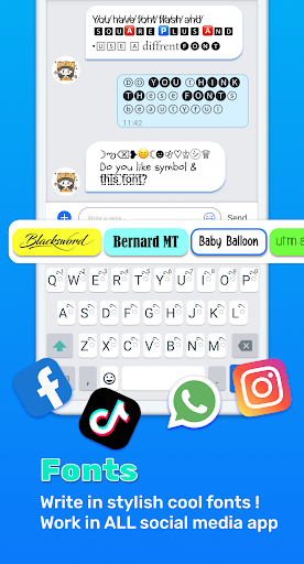 Fonts Keyboard & Emoji پی سی