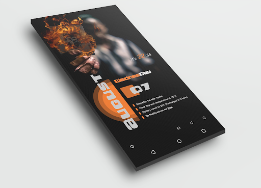 Emotion F UI for klwp PC