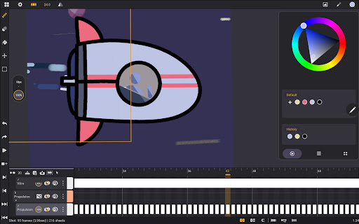 Callipeg (ベータ版) 手書きアニメーション PC版