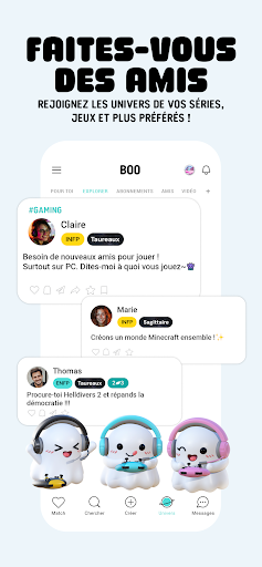 Boo — Rencontres. Amis. Chat. PC