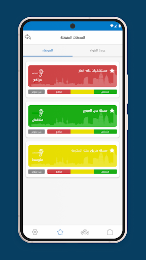 جودة هواء الرياض والضوضاء الحاسوب