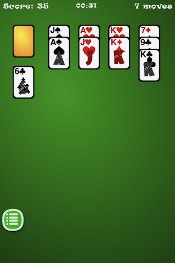 komputer Classis Aces Up Solitaire Game