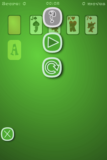 komputer Classis Aces Up Solitaire Game