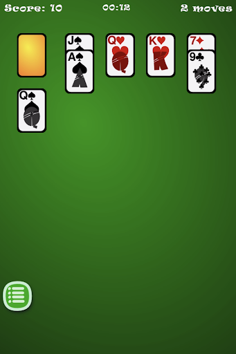 komputer Classis Aces Up Solitaire Game