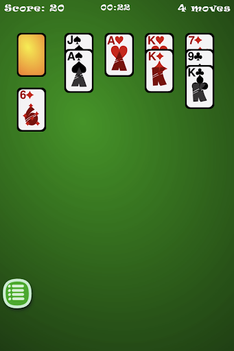 komputer Classis Aces Up Solitaire Game