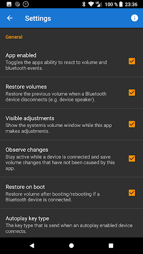 Bluetooth Volume Manager پی سی
