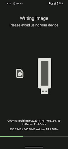 EtchDroid usb-schijfmaker PC