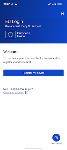 EU Login PC