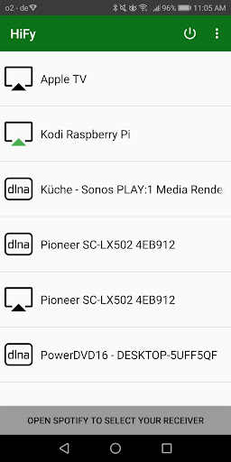 HiFy - AirPlay+DLNA für Spotif PC