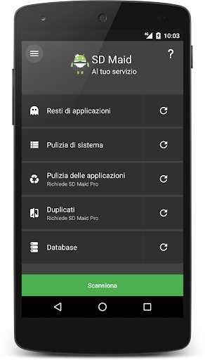 SD Maid 1: Pulizia del sistema