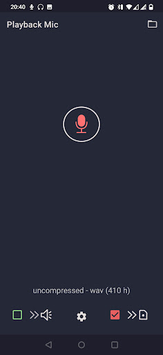 Playback Mic - input to output
