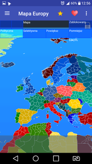 Mapa Europy PC