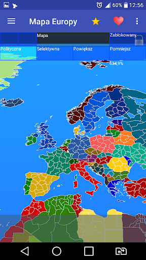 Mapa Europy