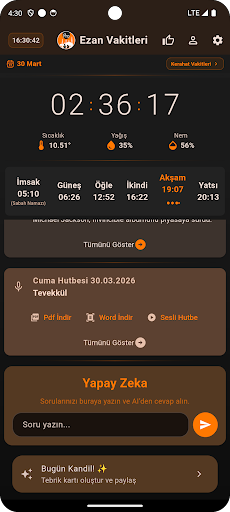 Ezan Vakitleri Pro PC