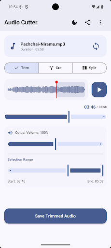 Audio Cutter: Trim, Cut, Split پی سی