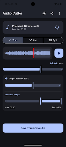Audio Cutter: Trim, Cut, Split پی سی