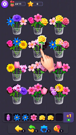 花マージ - マッチパズル, フラワー, 花のゲーム