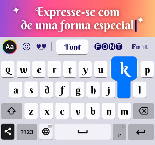 Fonts: Teclado com fontes para PC