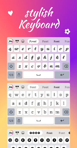 Fonts Keyboard Themes & Emoji الحاسوب