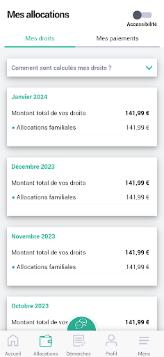 Caf - Mon Compte