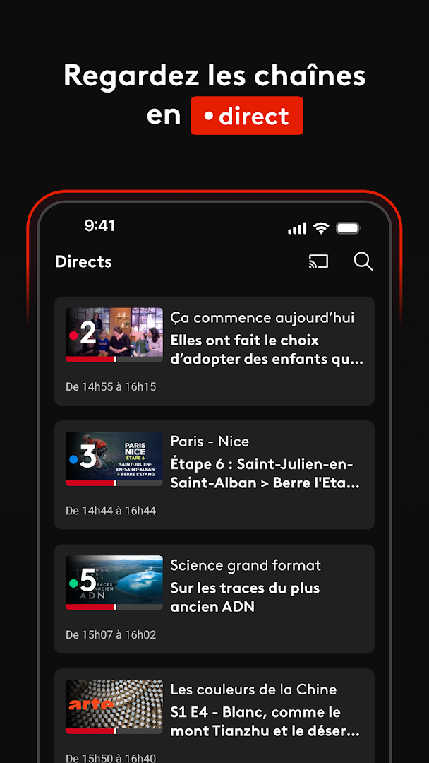 france.tv : exclusivités, direct et replay PC