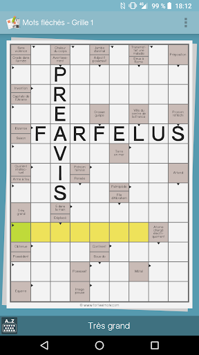 Jeux de grille (mots fléchés & PC