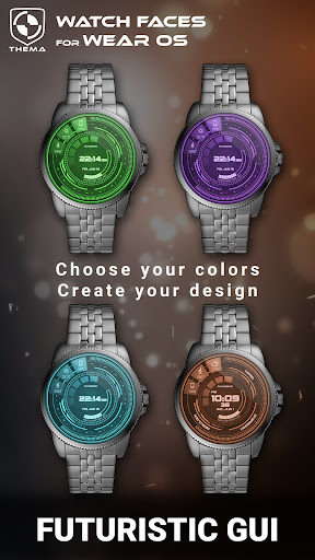 Futuristic GUI Watch Face PC版