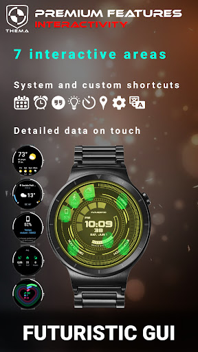 Futuristic GUI Watch Face PC版