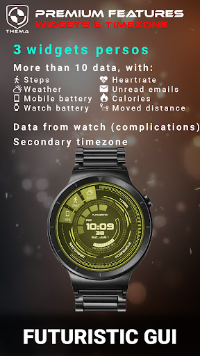 Futuristic GUI Watch Face PC版
