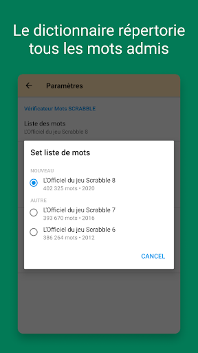 Verificateur Mots SCRABBLE PC